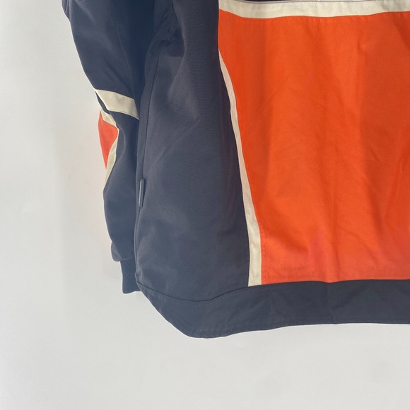 VTG Arctic Cat A-TEX Snowmobile Pullover Shell Jacket Black Orange White Sz XL - Picture 15 of 16